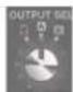 ROLAND KC600 - Bouton [OUTPUT SEL] - 1