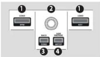 ROLAND DJ505 - Section de navigation (browser) - 1