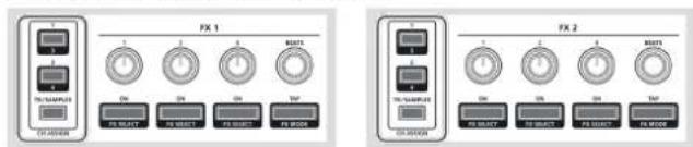 ROLAND DJ505 - Opérations en mode Multi FX - 1