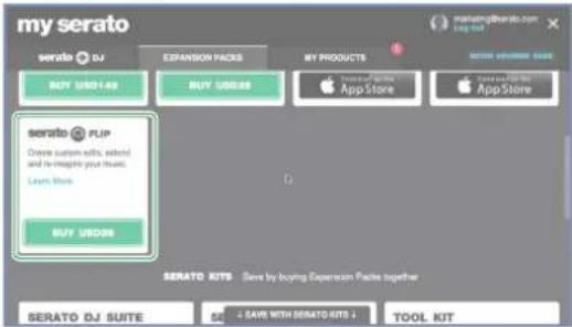 ROLAND DJ505 - Achat de l'extension 'Serato Flip' - 4