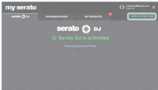 ROLAND DJ505 - Activier l'extension 'Serato DVS' - 1