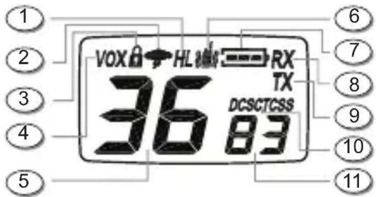 MIDLAND XTalker T77VP5 - ECRAN LCD - 1