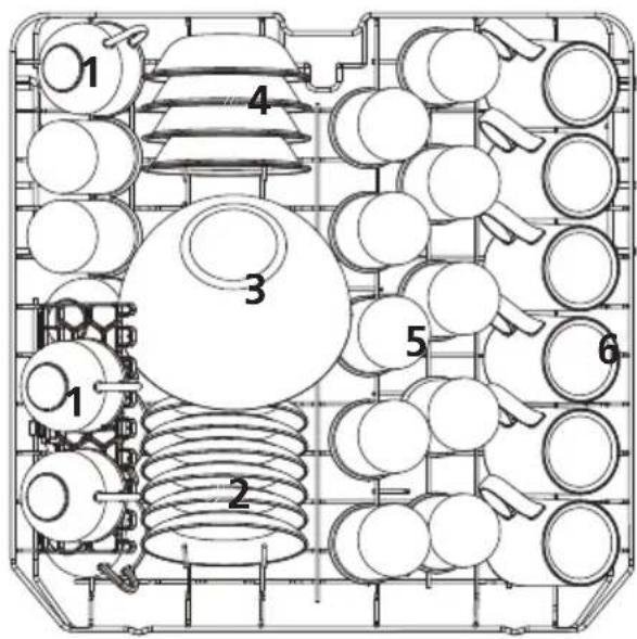 Infiniton DIW6S13 - Cesta superior: - 1