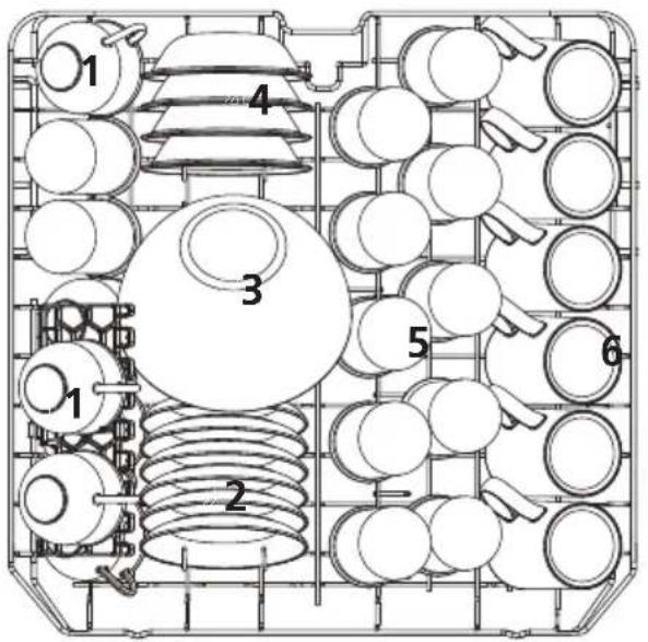 Infiniton DIW6S13 - Upper basket: - 1