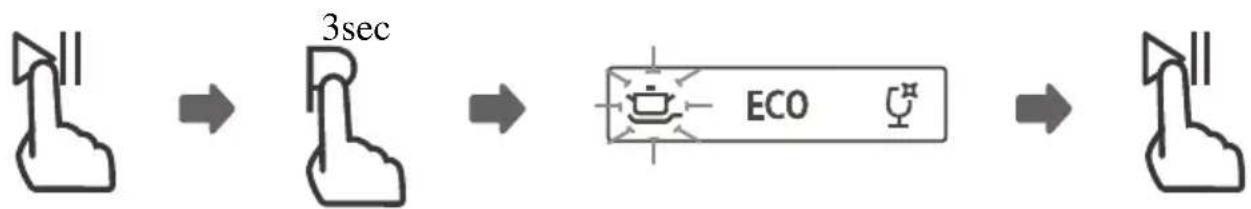 Infiniton DIW6S13 - Changer le mi-cycle du programme - 1