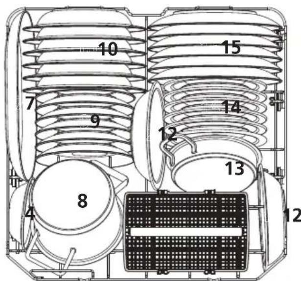 Infiniton DIW6S13 - Cesta inferior: - 1