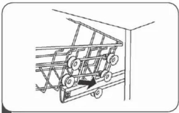Infiniton DIW6S13 - Ajustement du panier supérieur - 3