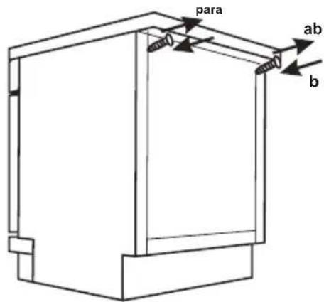 Infiniton DIW6S13 - Montagem entre armários existentes - 2