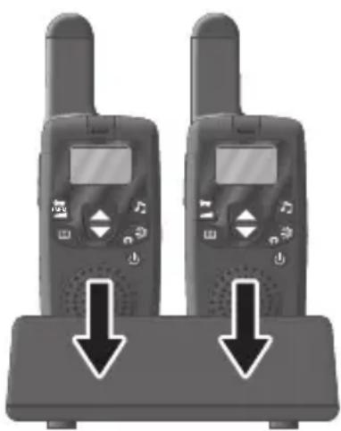 OLYMPIA PMR 1612 - Caricare la batteria ricaricabile - 1