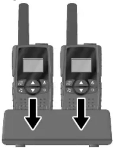 OLYMPIA PMR 1410 - Charging the Rechargeable Batteries - 1