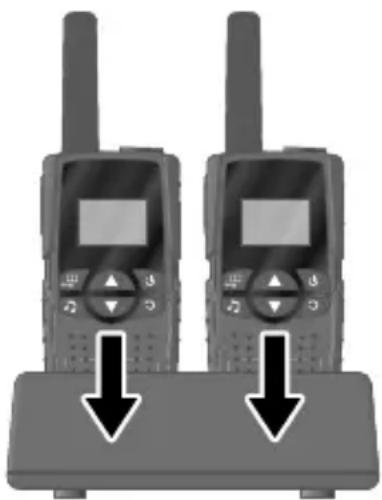 OLYMPIA PMR 1410 - Walkietalkie uitschakelen - 1