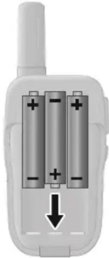 OLYMPIA PMR 1208 - Batterien einlagen - 1