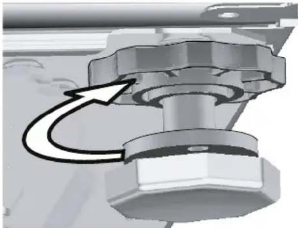 GRUNDIG GWN 38230 R - Ajuste de los pies - 4