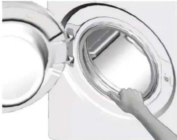 GRUNDIG GWN 38230 R - Limpieza del depósito de detergente - 4