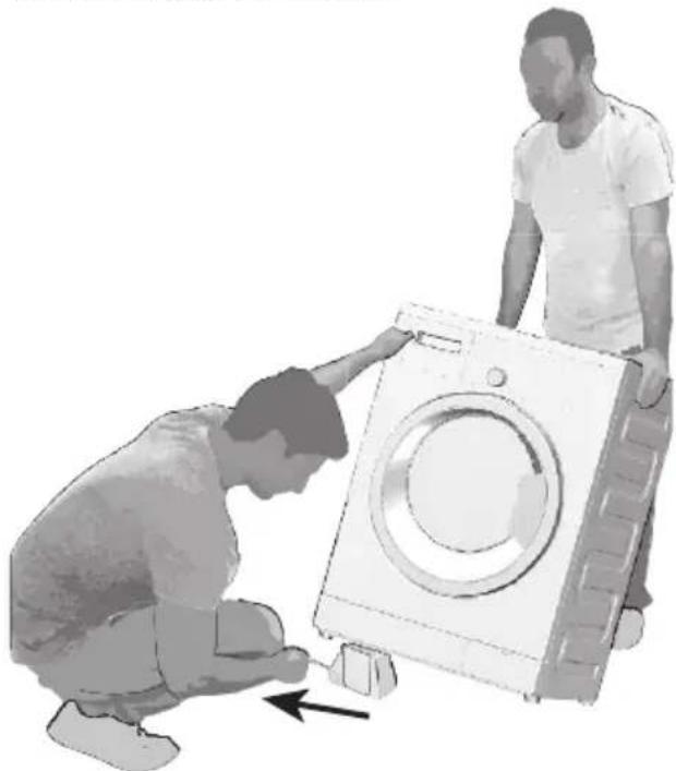 GRUNDIG GWN 38230 R - Retrait des renforts de conditionnement - 1
