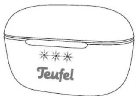 Teufel Real Blue TWS - Vérification du niveau de batterie du boîtier - 1