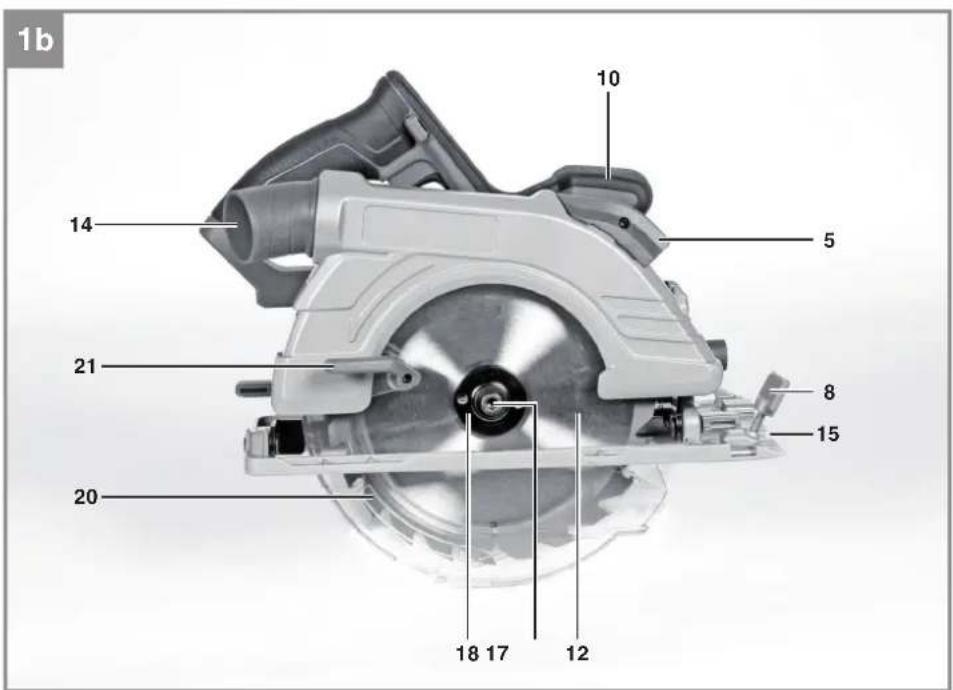 EINHELL TPCS 18190 Li BL - 2