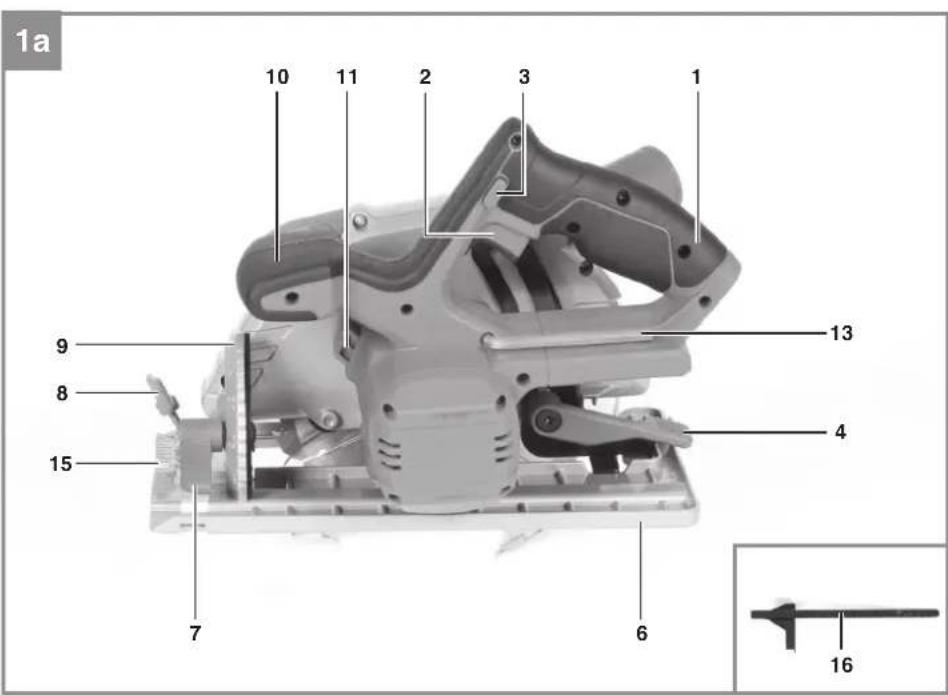 EINHELL TPCS 18190 Li BL - 1
