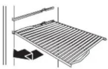WHIRLPOOL WRT108FFDB - To remove and replace a shelf: - 1