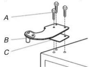 WHIRLPOOL WRT108FFDB - Inversion du sens d'installation de la charnière supérieure - Modèles avec porte-contour uniquement - 3