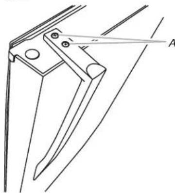 WHIRLPOOL WRT108FFDB - Door handles installed with flat-head screws only: - 3