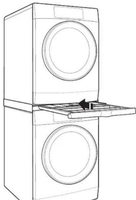 WHIRLPOOL W10882520 - Slide back shelf to uncover hanging rack - 1