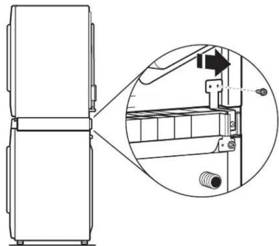 WHIRLPOOL W10882520 - Secure dryer to stacking platform with screws - 1