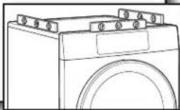 WHIRLPOOL W10882520 - Asegürese de que la lavadora está nivelada en su ubicación final - 2