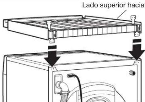 WHIRLPOOL W10882520 - De vueltas la plataforma para apilar y ubiquela sobre la lavadora - 1