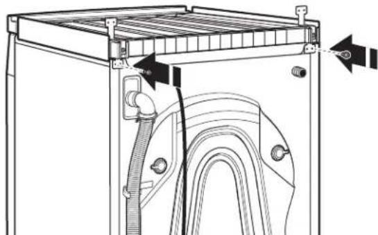 WHIRLPOOL W10882520 - Fije la plataforma para apilar a la parte superior de la lavadora - 1