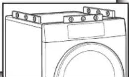 WHIRLPOOL W10882520 - S'assurer que la laveuse est d'aplomb à son emplacement final - 2