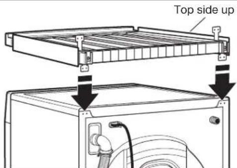 WHIRLPOOL W10882520 - Flip over stacking platform and place on top of washer - 1