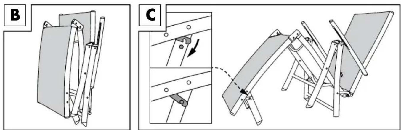 FLORABEST LS1586 - Chaise longue en aluminium - 2