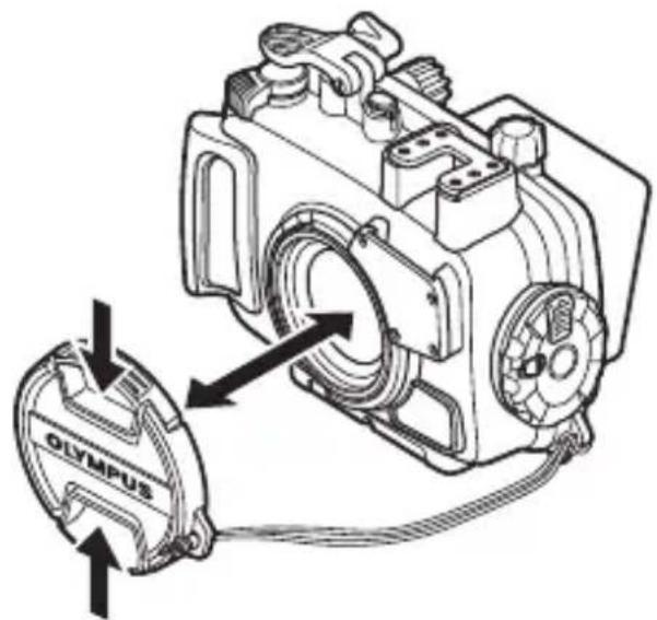 OLYMPUS PT059 - Установка и снятие крышки объектива - 1