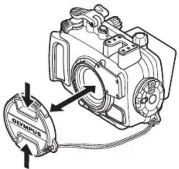 OLYMPUS PT059 - Mounting and removing the lens cap - 1