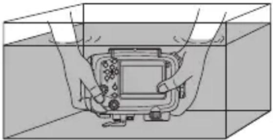 OLYMPUS PT059 - Промывание бокса чистой пресной водой - 1
