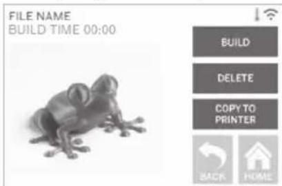 DREMEL DigiLab 3D40 - CREAZIONE DALLA MEMORIA DELLA STAMPANTE - 4