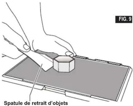 DREMEL DigiLab 3D40 Flex - ATTENTION NE PLIEZ PAS LA PLAQUE DE CONSTRUCTION AVEC L'OBJET POINTÉ VERS VOUS OU D'AUTRES PERSONNES. - 1