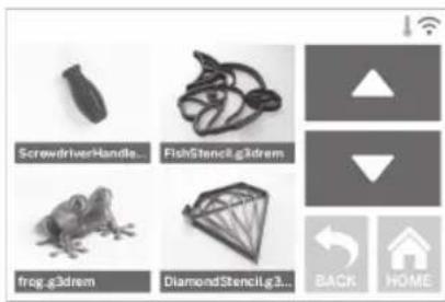 DREMEL DigiLab 3D40 Flex - 打印菜单 - 1