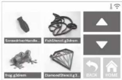 DREMEL DigiLab 3D40 Flex - CONSTRUCTION DEPUIS LA MÉMOIRE DE L'IMPRIMANTE - 3