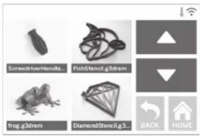 DREMEL DigiLab 3D40 Flex - BUILD MENU - 1