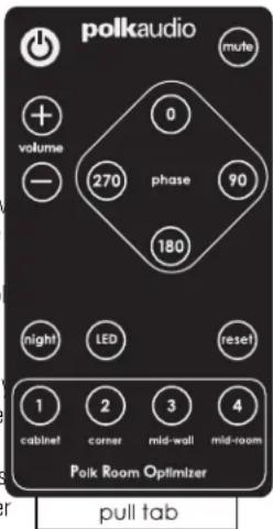 POLK DSW PRO 660wi - Volume - 1