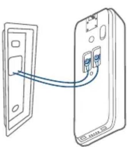 eufy Video Doorbell 1080p - Conexión del cableado de tiempo presente al tiempo - 4