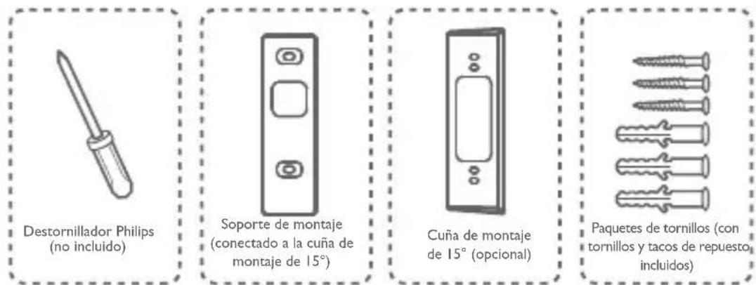eufy Video Doorbell 1080p - Instalación del tiempo en una superficie de madera - 1