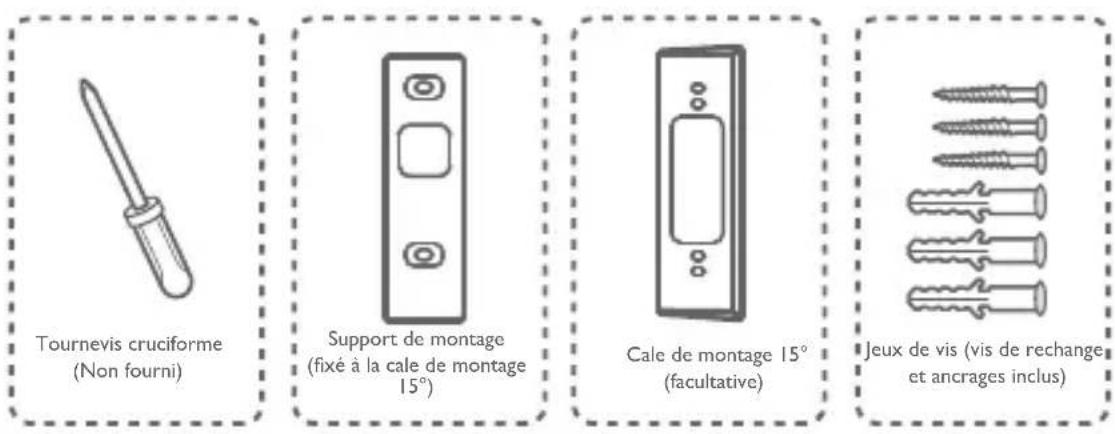 eufy Video Doorbell 1080p - Montage du support - 1