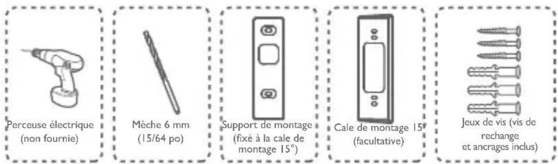 eufy Video Doorbell 1080p - Monter la sonnette sur des surfaces en matériaux durs - 1