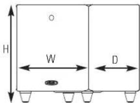 POLK DSW PRO 550wi - Instructions For Placing Subwoofer In Cabinet: - 1