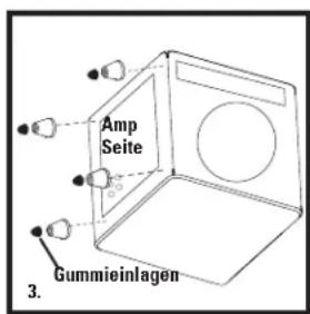 POLK DSW PRO 550wi - PLATZIERUNG DES SUBWOOFERS IN EINER SCHRANKWAND - 3