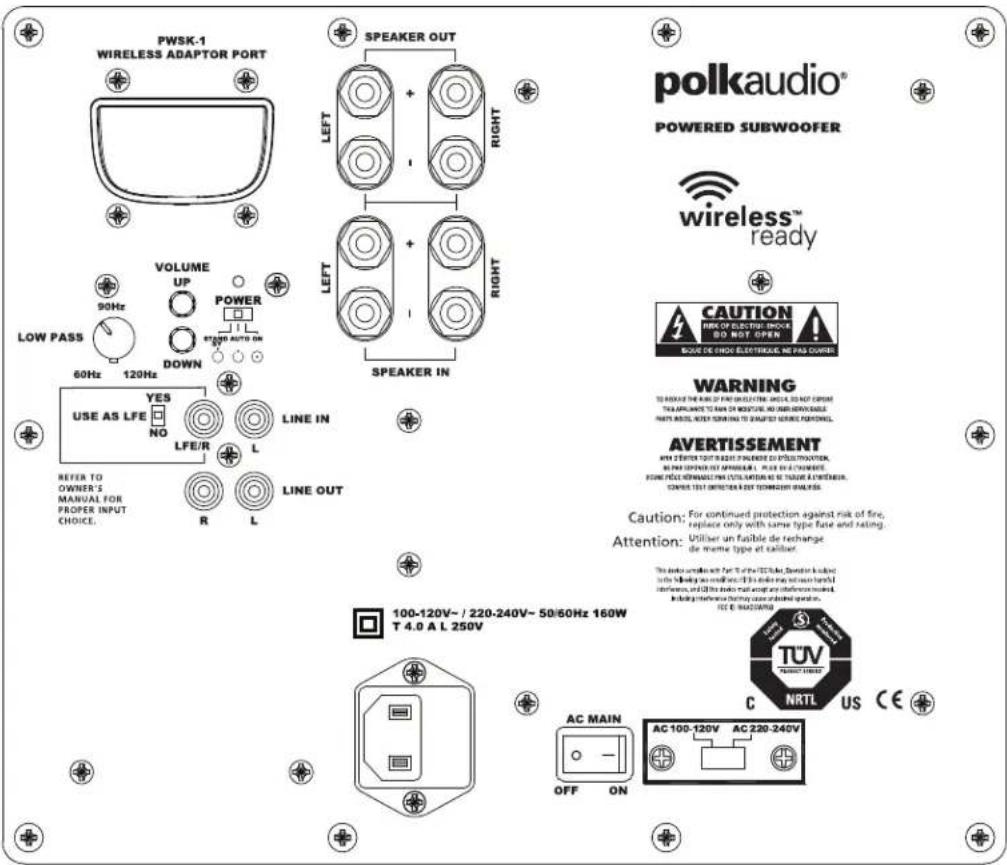 POLK DSW PRO 440wi - RÉGLAGE PRÉCIS DE VOTRE SUBWOOFER - 2