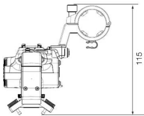 CANON XF605 - Dimensiones detalladas de HDU-1 - 1